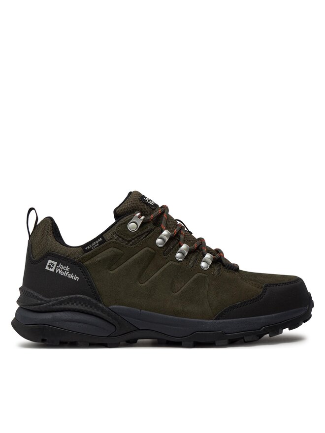 Jack Wolfskin Трекінгові черевики Jack Wolfskin Refugio Texapore Low M 4049851 Зелений