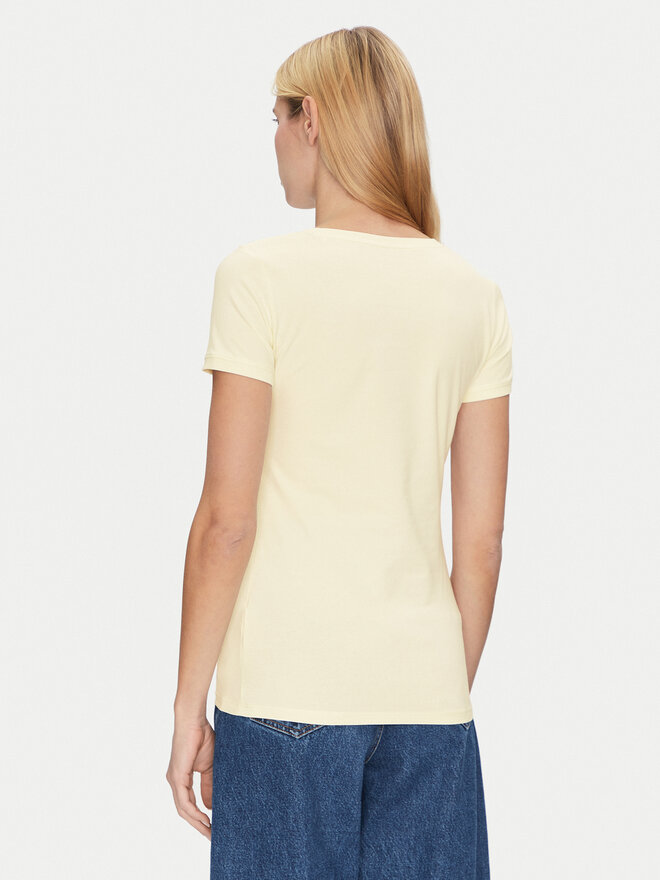 Guess Guess Camiseta W2YI45 J1314 Amarillo Slim Fit