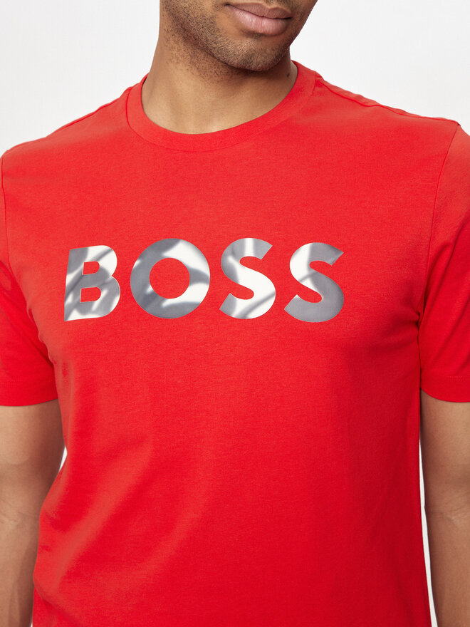 BOSS BOSS Camiseta Thompson 15 50513382 Rojo Regular Fit