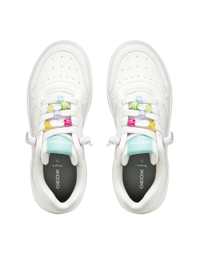 Geox Sneakers Geox J Washiba Girl J45HXD 000BC C0653 S Weiß