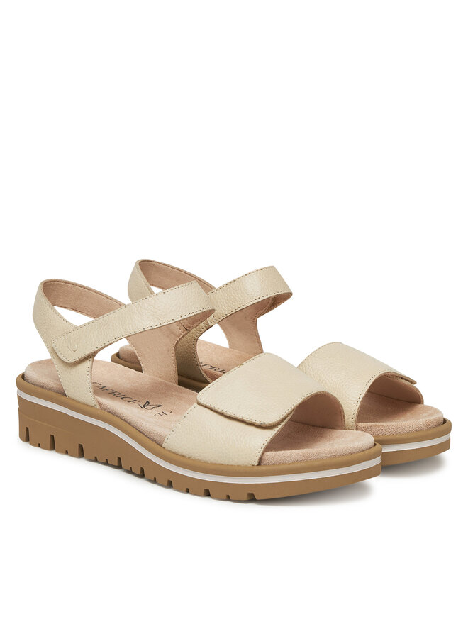 CAPRICE 9 9 28250 28, Sandali Bassi Donna, Nappa Nera, 37 EU