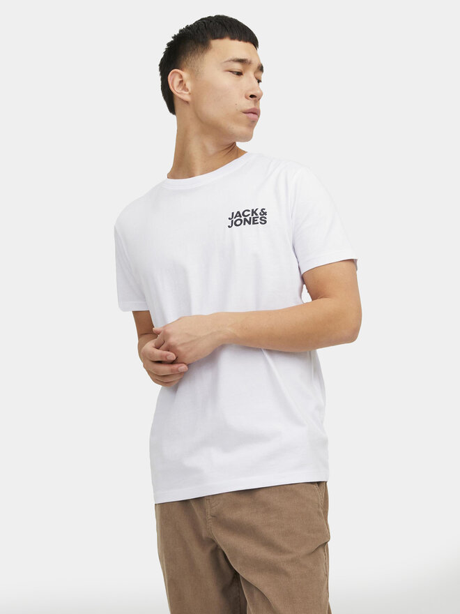 Jack & Jones Jack & Jones T-Shirt Corp 12151955 Weiß Regular Fit