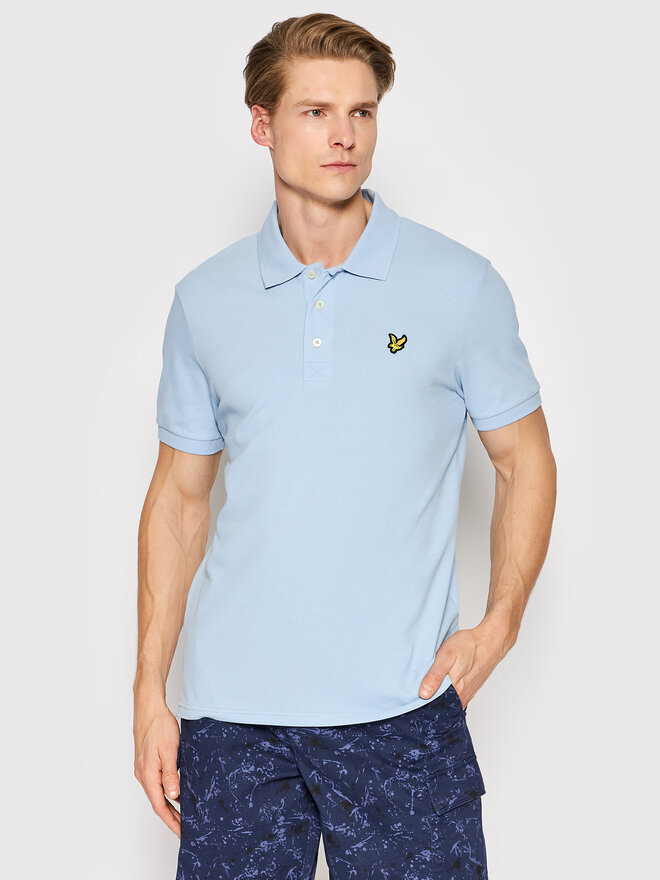 Lyle & Scott Lyle & Scott Поло Plain SP400VOG Блакитний Regular Fit
