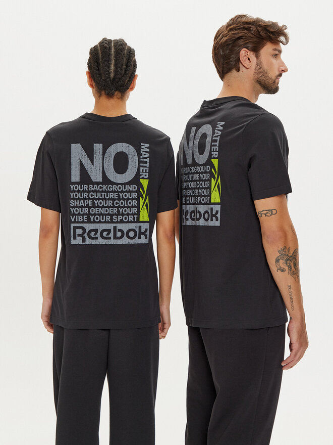 Reebok Reebok Marškinėliai Unisex Not A Spectator 100075624 Juoda Relaxed Fit
