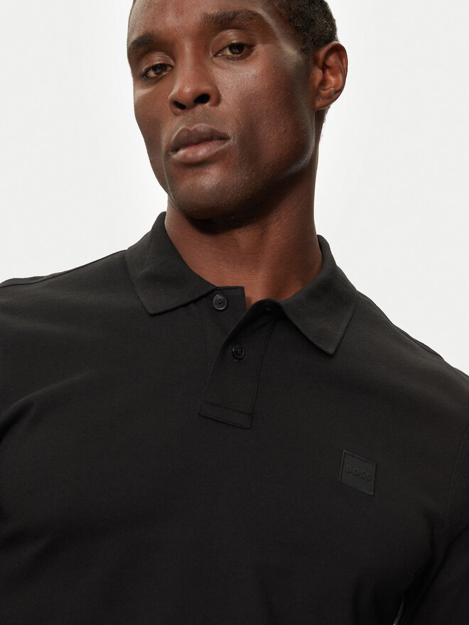 BOSS Boss Поло Passenger 50507803 Чорний Slim Fit