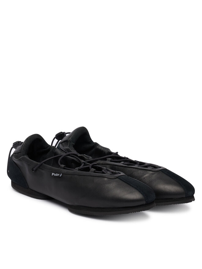 Polo Ralph Lauren Ballerinas Polo Ralph Lauren Blrna Lce Up 804P08221001 Schwarz