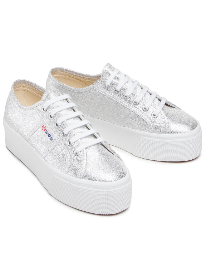 Superga Tenisówki Superga 2790 Lame S61174W Srebrny