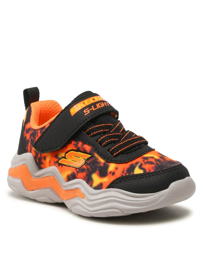 Black and orange skechers new arrivals