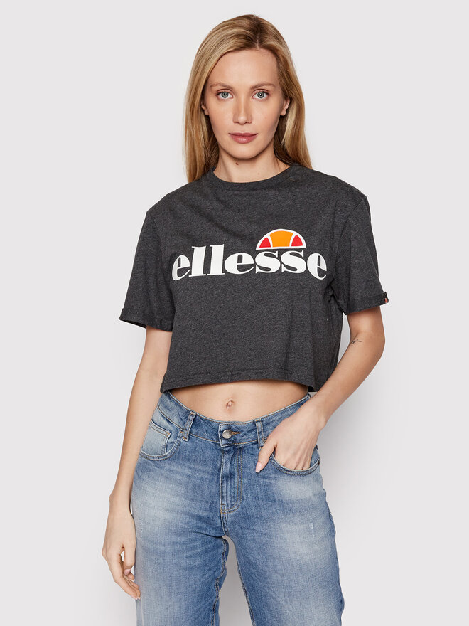 Ellesse Ellesse Marškinėliai Alberta SGS04484 Pilka Cropped Fit