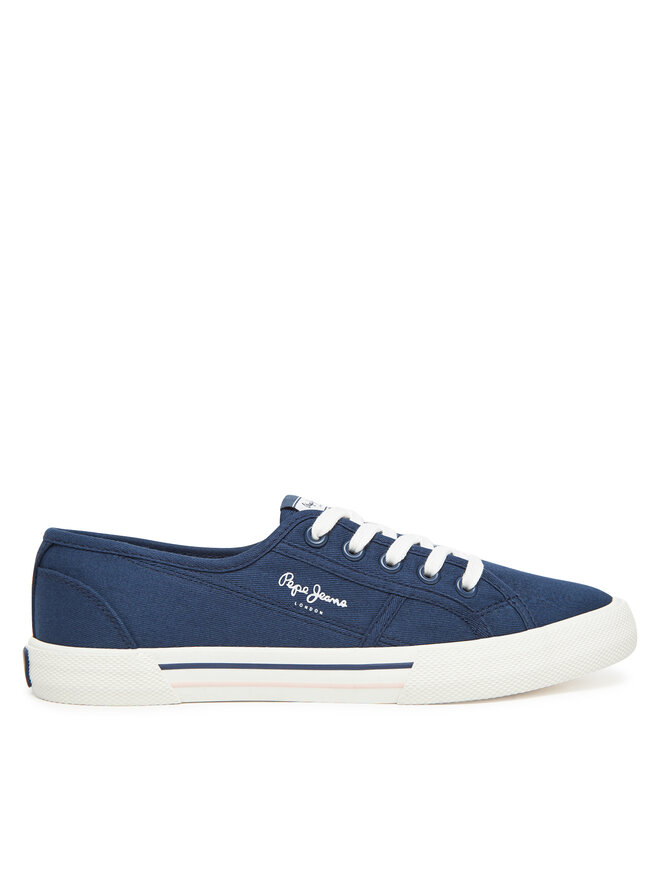 Pepe Jeans Tenisky Pepe Jeans Brady Basic W PLS31287 Modrá