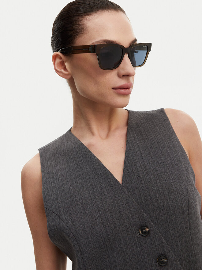 Trussardi Okulary przeciwsłoneczne Trussardi TSM9026 Zielony