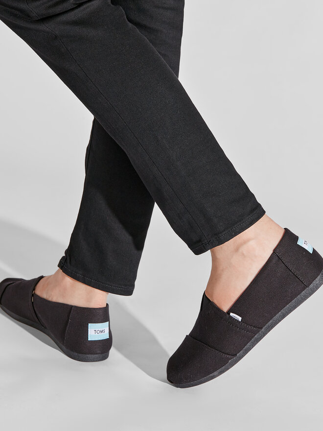 Toms Félcipő Toms Alpargata 10017670 Fekete