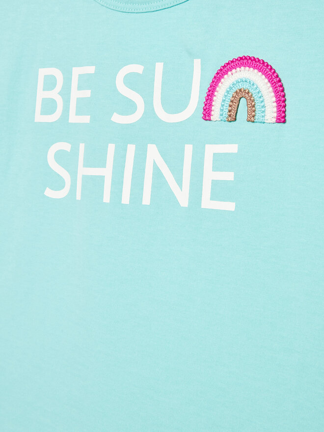 United Colors Of Benetton United Colors Of Benetton T-Shirt 3096C10BW Μπλε Regular Fit