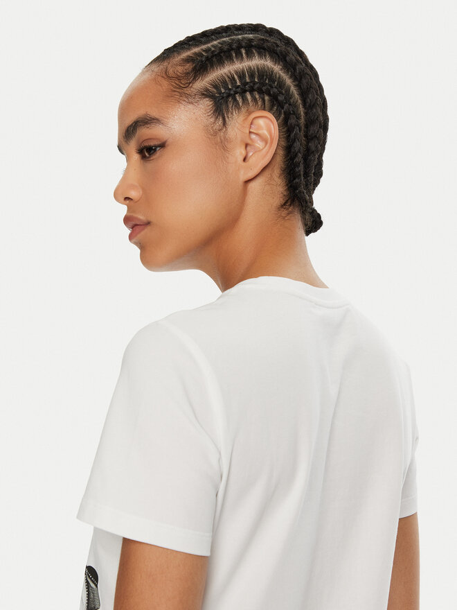 Fracomina Fracomina T-Shirt FR24WT3004J40108 Weiß Regular Fit