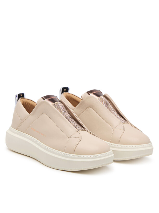 Alexander Smith Снікерcи Alexander Smith Wembley Slip-On ASBEWLW-1203 Кремовий