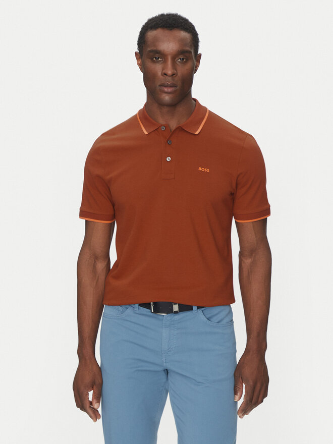 BOSS BOSS Poloshirt Parlay 190 50494697 Orange Regular Fit