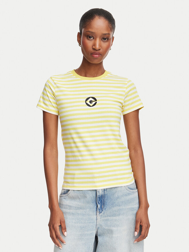 Guess Jeans Guess Jeans Футболка W6YI60 K6413 Жовтий Regular Fit