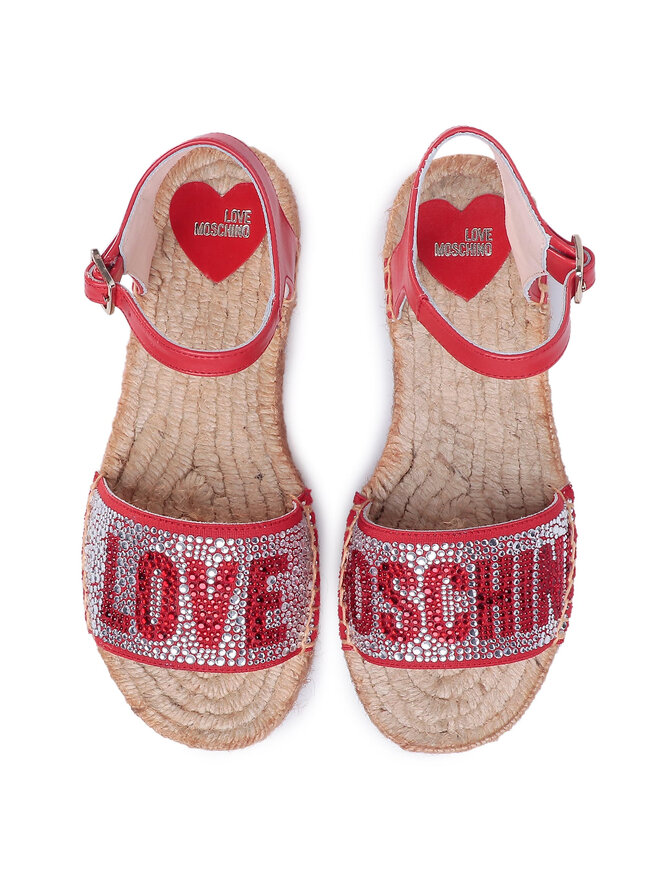 LOVE MOSCHINO Alpargatas LOVE MOSCHINO JA16053G0AJA0500 Rojo