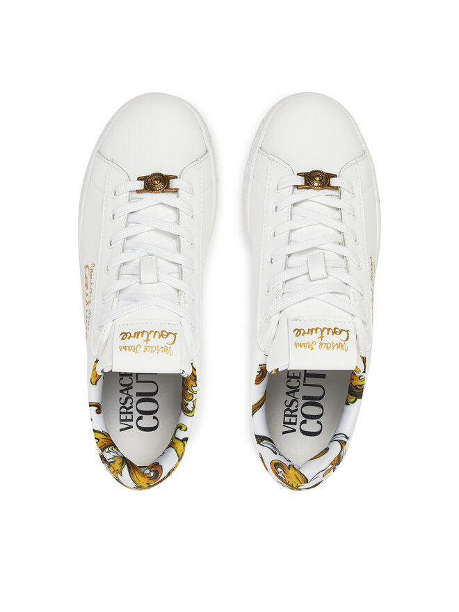 Versace Jeans Couture Sneakersy Versace Jeans Couture 78VA3SKL Biały