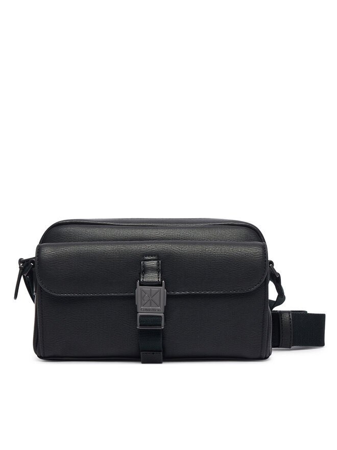 Calvin Klein Umhängetasche Calvin Klein Emblem Hw Camera Bag LV04D3505G Schwarz