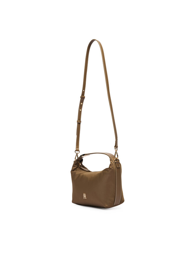 Tommy Hilfiger Handtasche Tommy Hilfiger Th Go Crossover Nylon AW0AW18164 Braun
