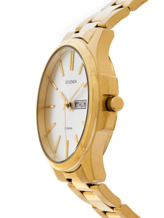 Sekonda Zegarek Sekonda 30154 Złoty