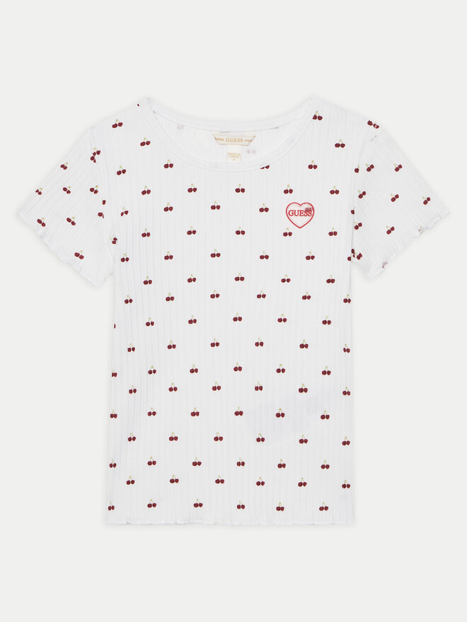 Guess Guess Póló K5GI19 KCSQ4 Piros Regular Fit