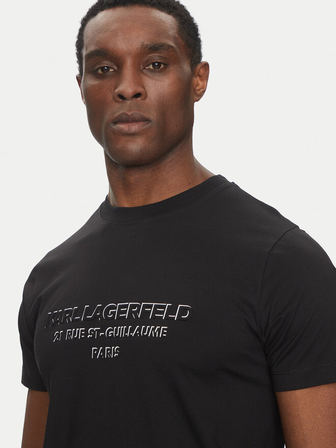 KARL LAGERFELD KARL LAGERFELD T-Shirt 755063 552241 Schwarz Regular Fit