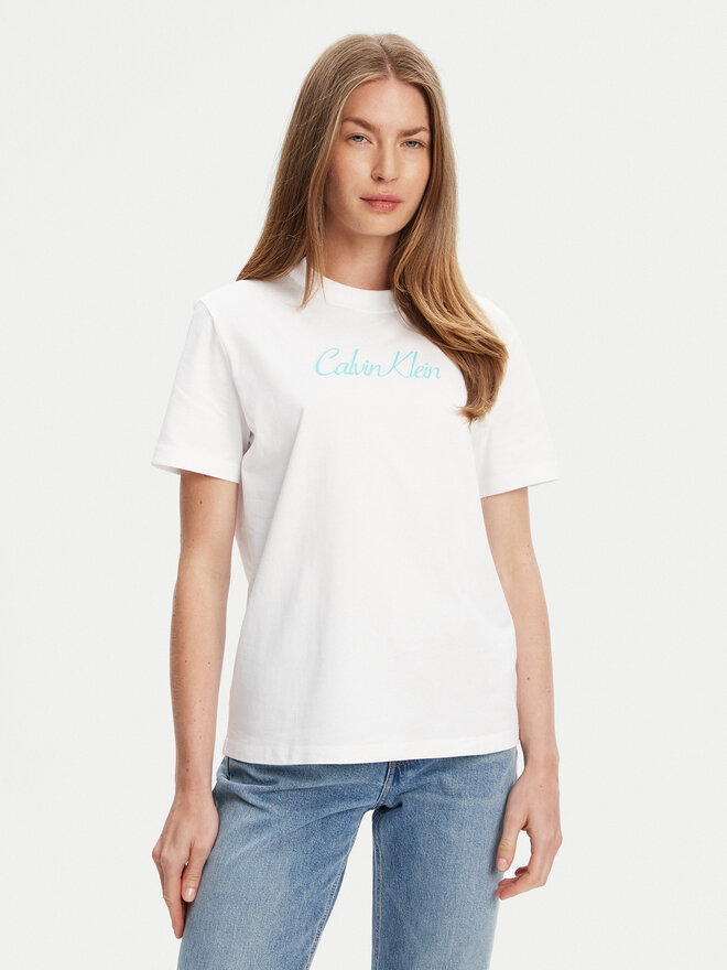 Calvin Klein Jeans Calvin Klein Jeans Camiseta Classic Logo LV047C854G Blanco Regular Fit
