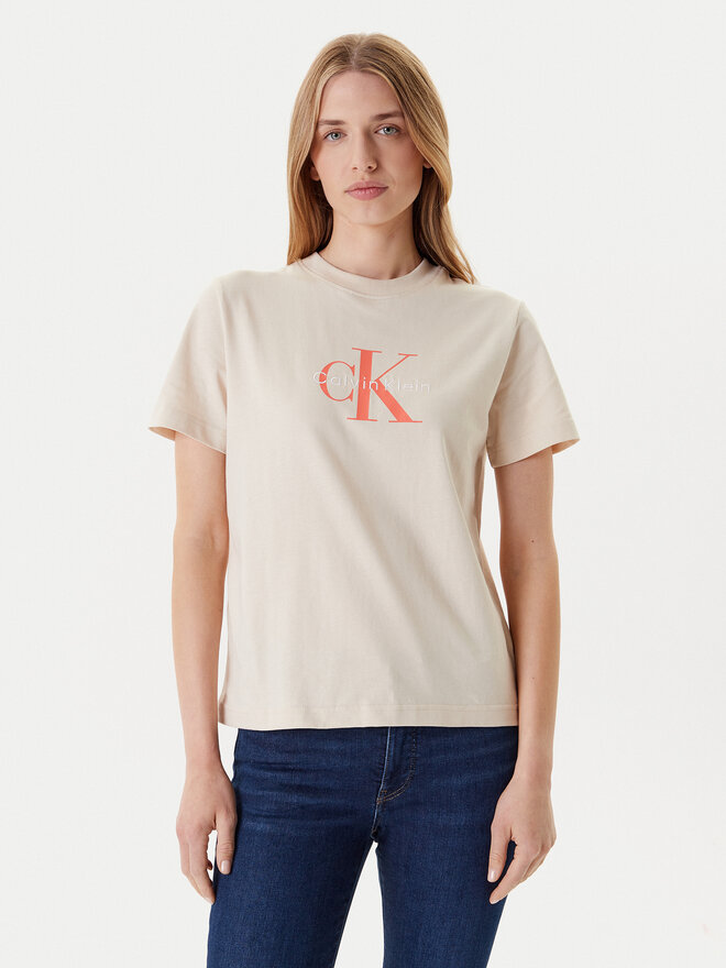 Calvin Klein Jeans Calvin Klein Jeans Camiseta Hero Classic LV047B865G Beis Regular Fit