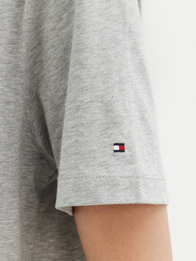 Tommy Hilfiger Tommy Hilfiger Marškinėliai WW0WW45525 Pilka Relaxed Fit