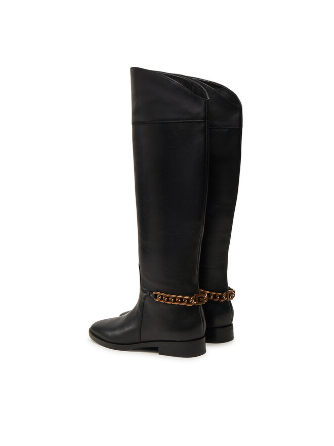 Guess Kozačky Guess Joicy FLFJOI LEA11 Černá