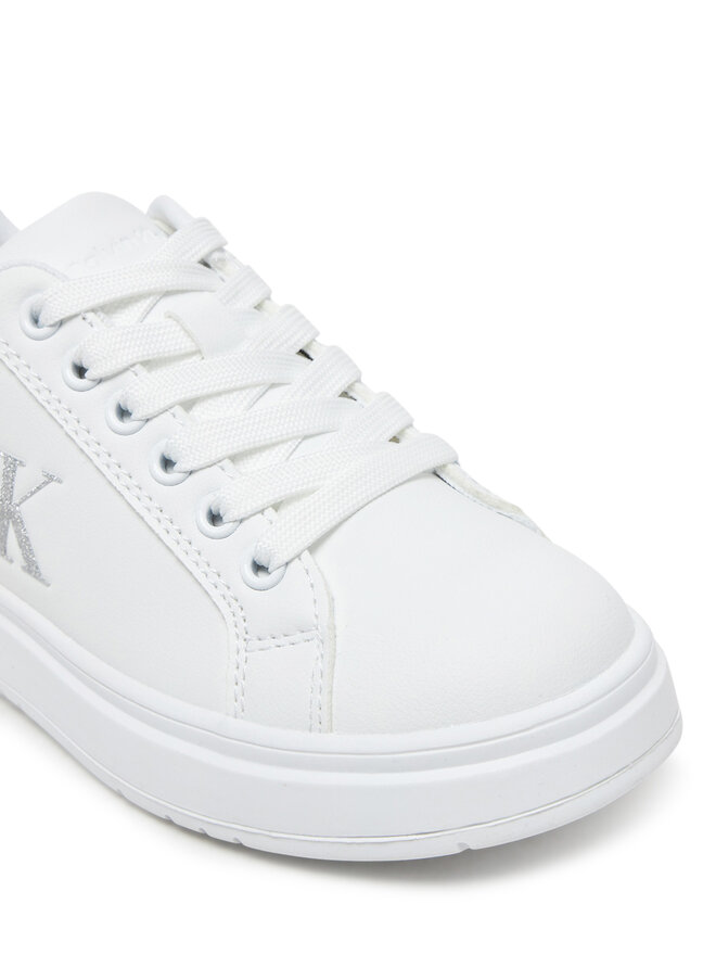 Calvin Klein Jeans Sneakersy Calvin Klein Jeans Low Cut Lace-Up Sneaker V3A9-82013-1355 M Biela