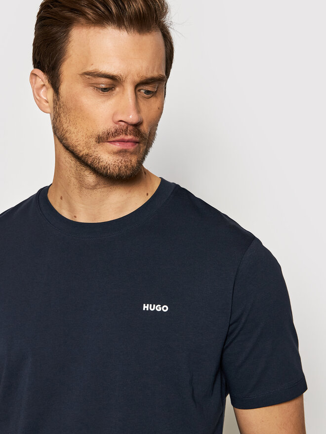 HUGO Hugo T-Shirt Dero222 50466158 Dunkelblau Regular Fit