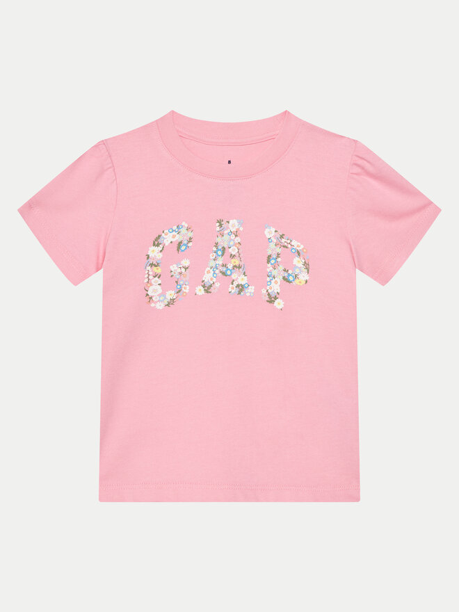 Gap Gap Marškinėliai 736118-01 Rožinė Regular Fit