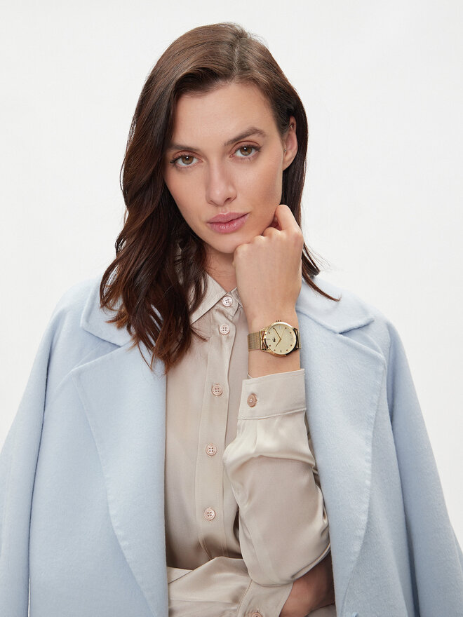 Lacoste Zegarek Lacoste Gemala 2001343 Złoty