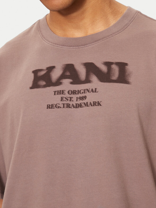 Karl Kani Karl Kani Marškinėliai Retro Sprayed 60300094 Smėlio Regular Fit