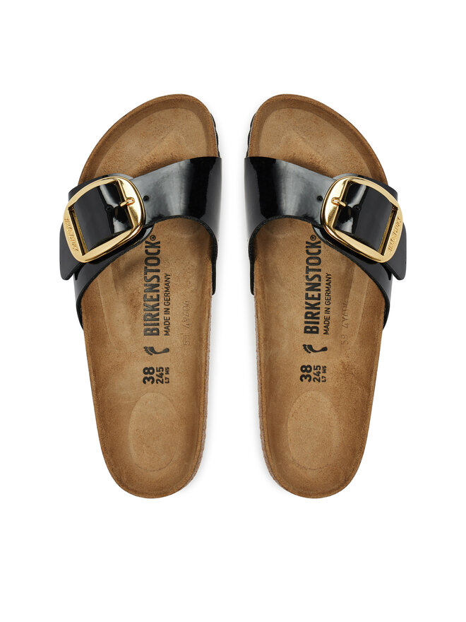 Birkenstock Pantoletten Birkenstock Madrid Big Buckle Bf 1027785 Schwarz