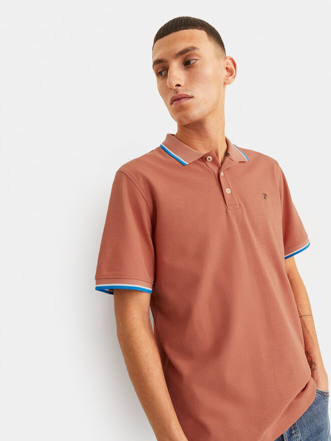 Jack&Jones Jack&Jones Поло Bluwin 12169064 Оранжевий Regular Fit