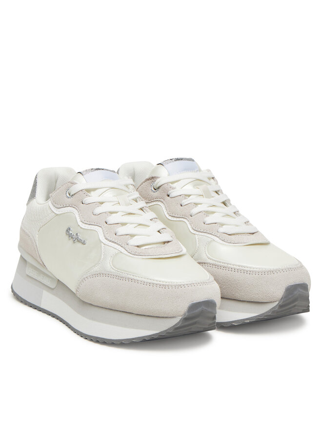 Pepe Jeans Снікерcи Pepe Jeans Rusper Shine PLS60033 Білий