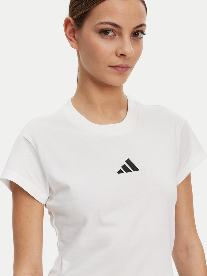 adidas adidas Camiseta Future Icons Small Logo Baby JE4001 Blanco Slim Fit