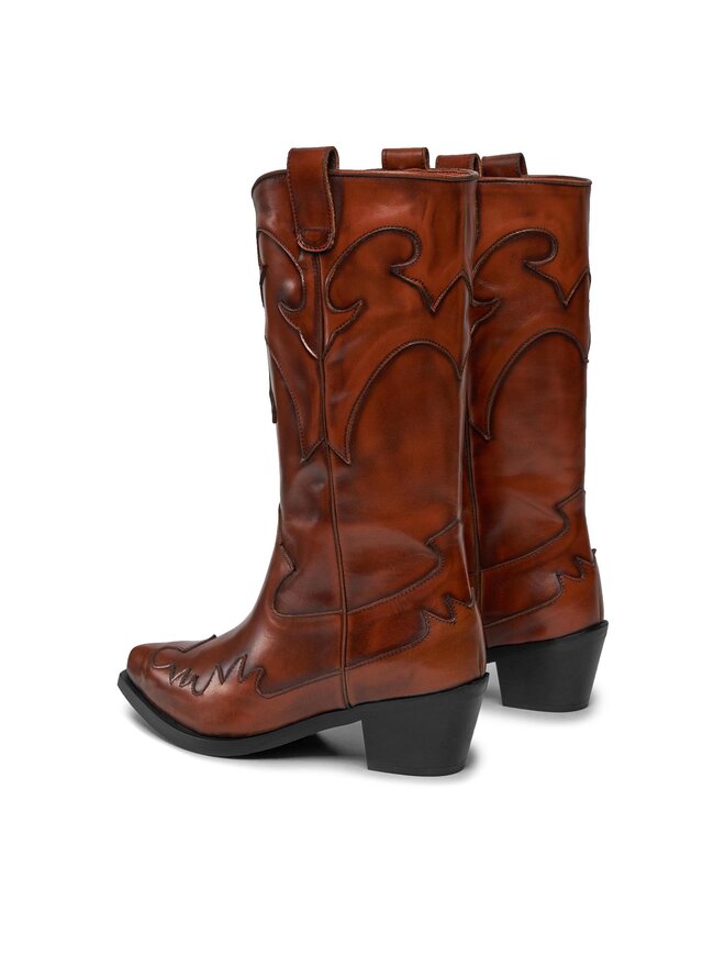Bronx Kovbojské topánky Bronx Western 47515-H Hnedá