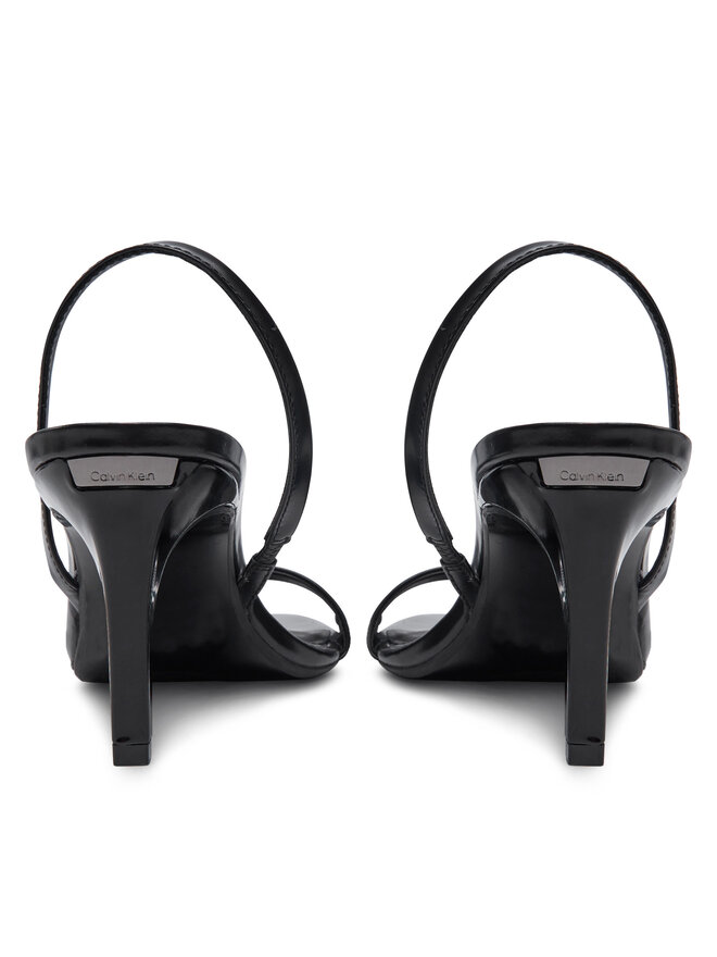Calvin Klein Σανδάλια Calvin Klein Heel D'Orsay Sandal 70 - Brush L HW0HW02265 Μαύρο