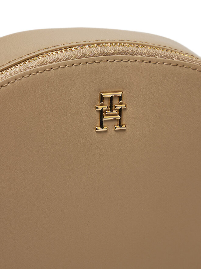 Tommy Hilfiger Kabelka Tommy Hilfiger Monotype Half Moon AW0AW16482 Béžová