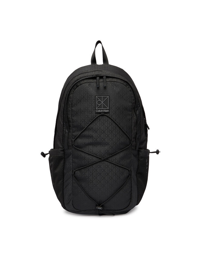 Calvin Klein Rucksack Calvin Klein Utility Emblem Bungee Backpack LV04D3301G Schwarz