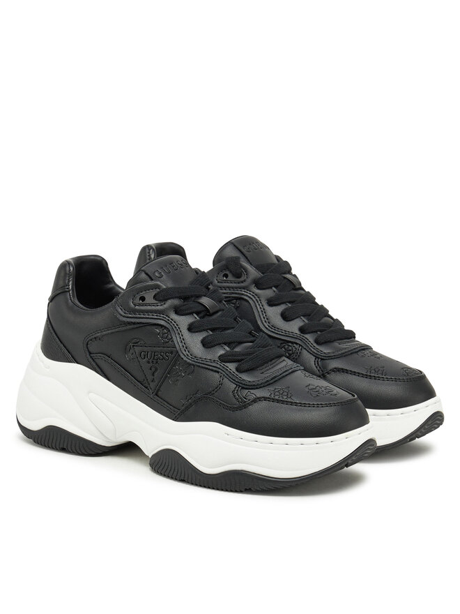 Guess Sneakersy Guess FLPHAP FAL12 Czarny