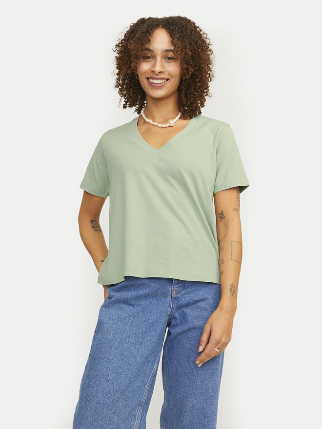 JJXX JJXX T-shirt Annie 12255655 Zelena Regular Fit