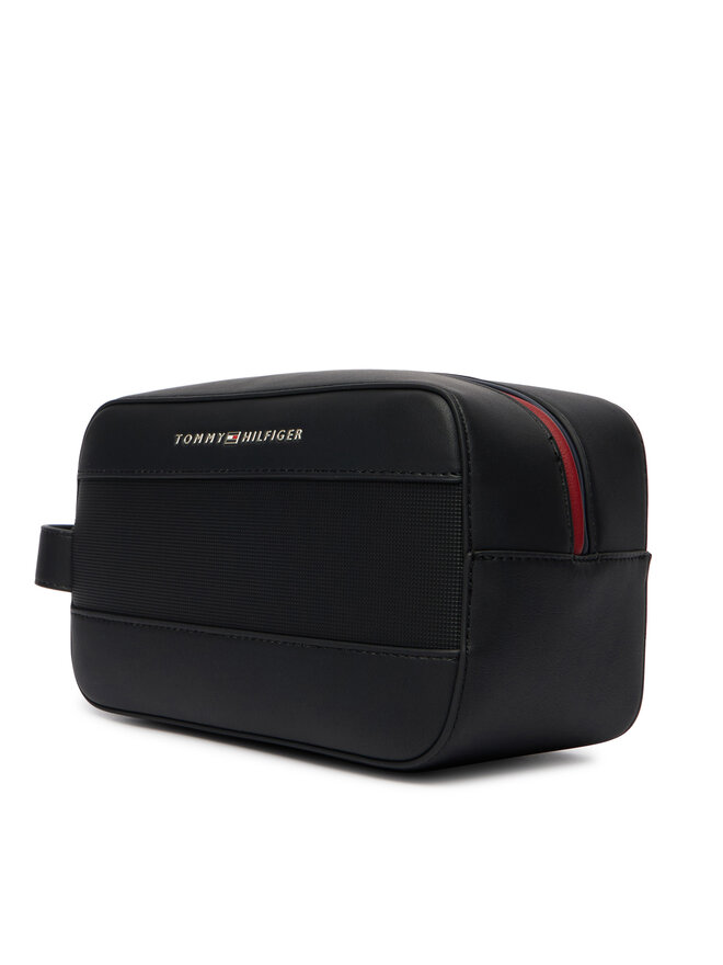 Tommy Hilfiger Kosmetiktasche Tommy Hilfiger Th Foundation Washbag AM0AM14161 Schwarz