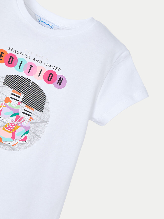 Mayoral Mayoral T-Shirt 3014 Λευκό Regular Fit