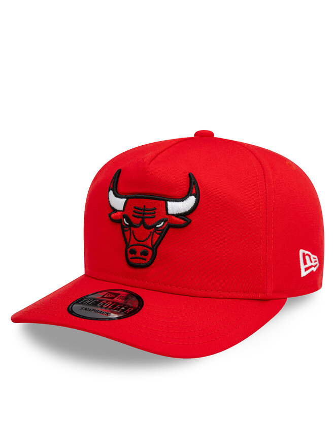 New Era Czapka z daszkiem New Era Chicago Bulls Washed Precurved Golfer 60595274 Czerwony